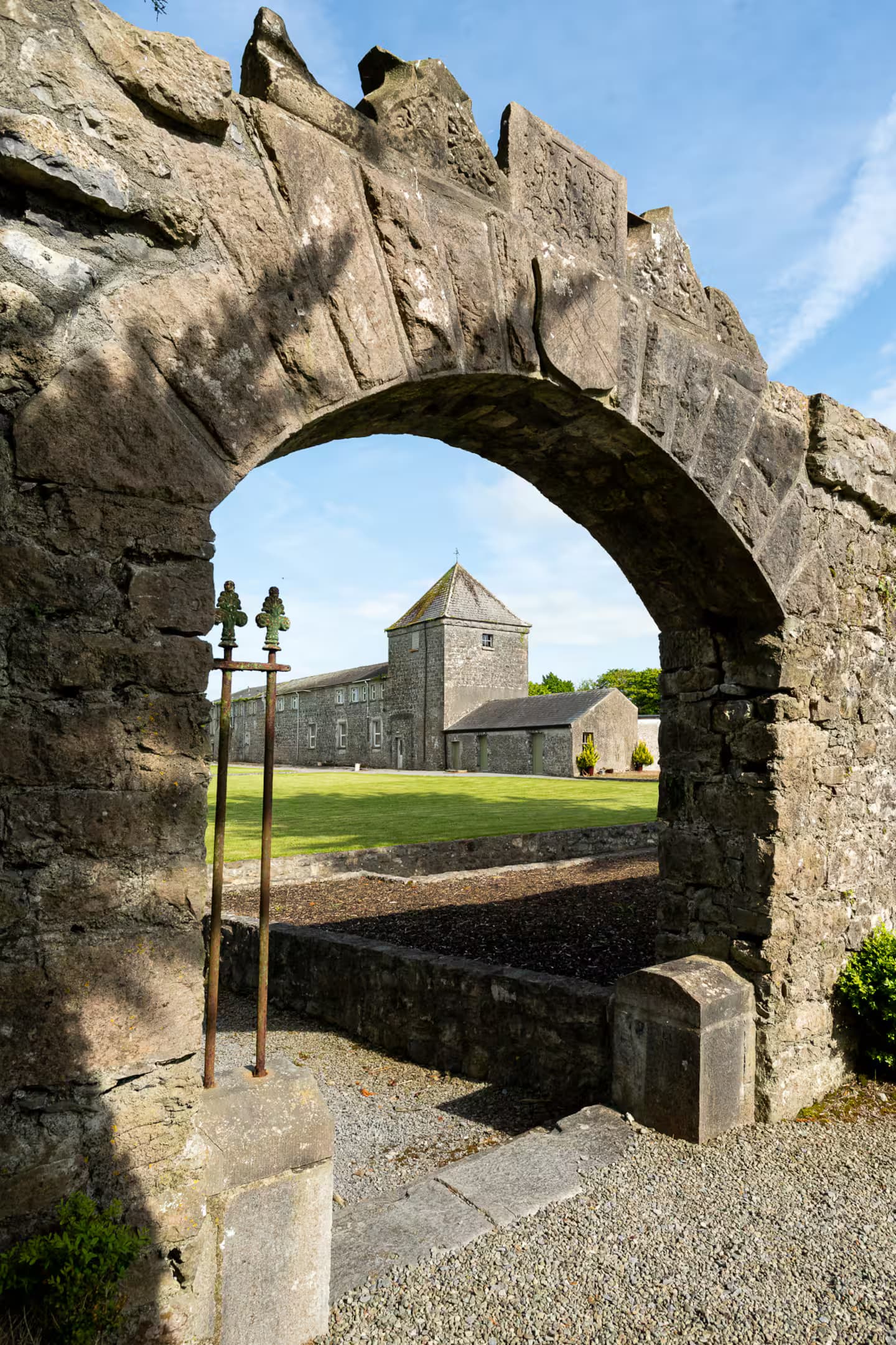 Walled garden entrance at Ballyglunin Park
