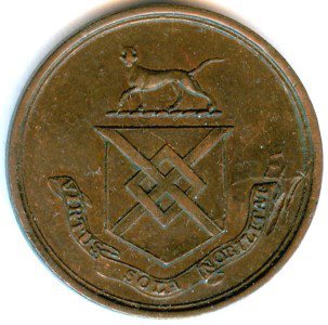 Blake estate coin minted under Martin Blake